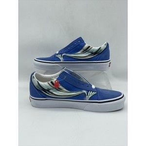 Vans Skate Shoes 721454 Men Size 5 Women’s 6.5 Lace Up Blue White Skateboarding